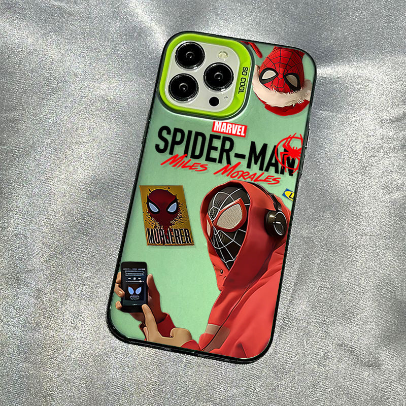 Matte Silver Musical Spider-Man Phone Case