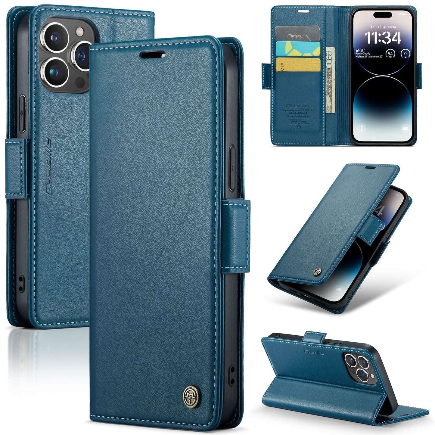 New Card Leather Case Flip Phone Case  For iPhone X Series