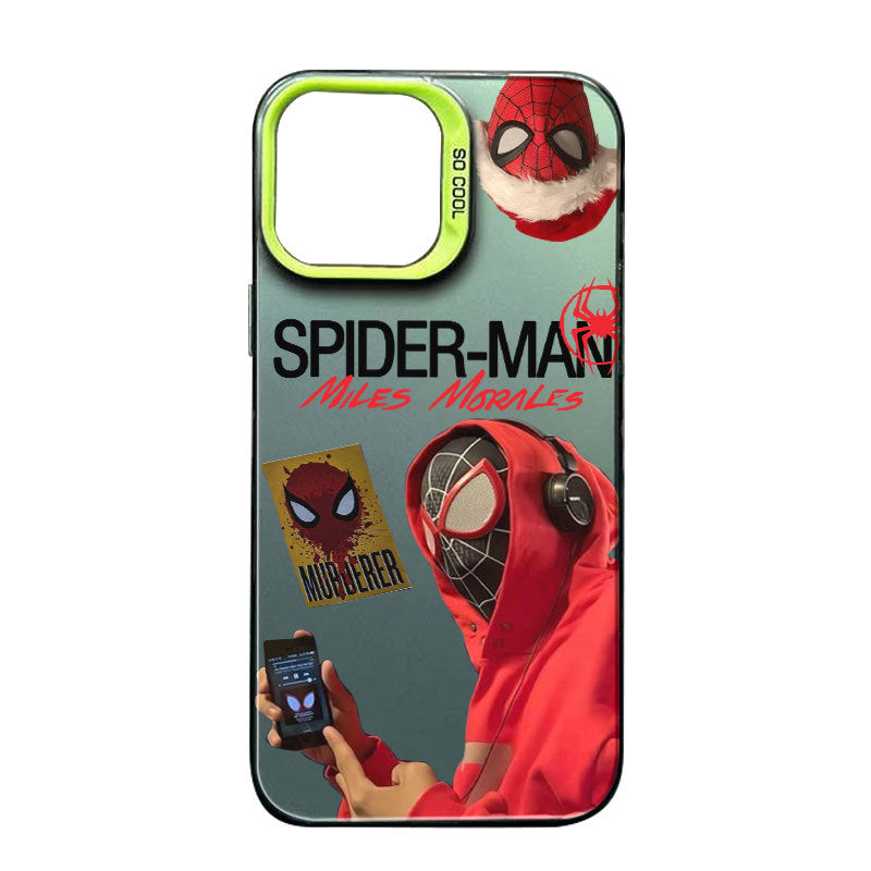 Matte Silver Musical Spider-Man Phone Case