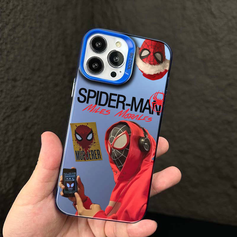 Matte Silver Musical Spider-Man Phone Case