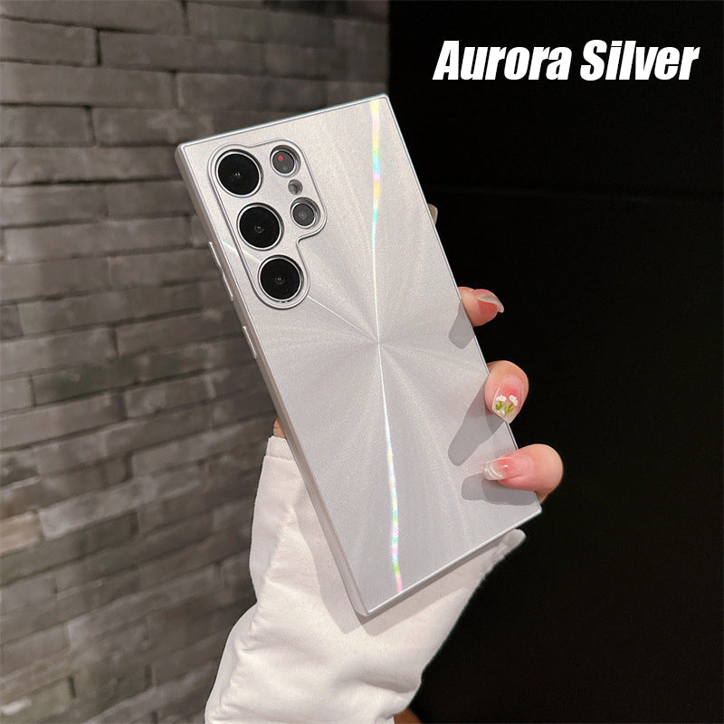 For Samsung S21/S22/S23/24 Series Aurora Laser Fall-proof Phone Case