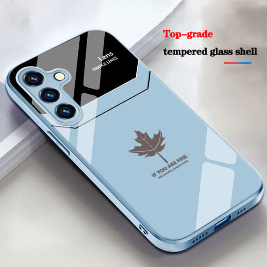 Liquid glass waterproof phone case For Samsung