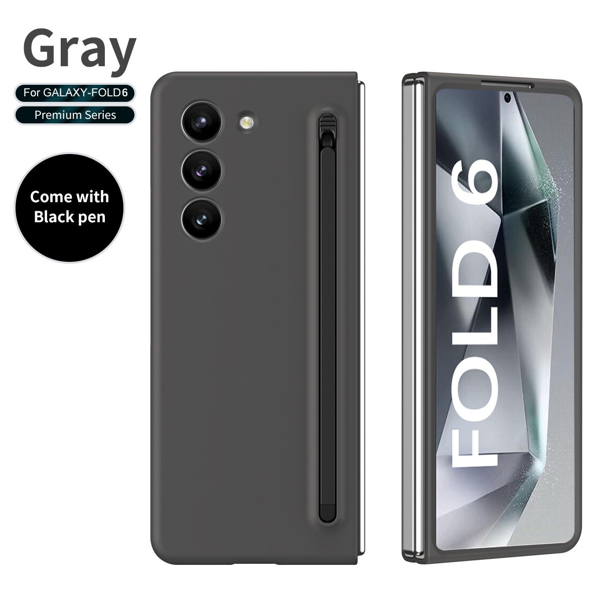 New Processes Anti-fingerprint protective case For Samsung Galaxy Z Fold S-Pen Case