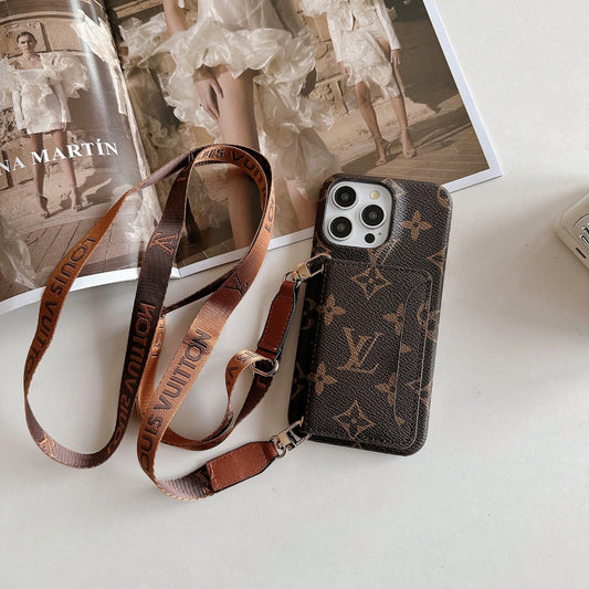 Luxury LV Series 3.0: Multi-Function iPhone Leather Wallet Case