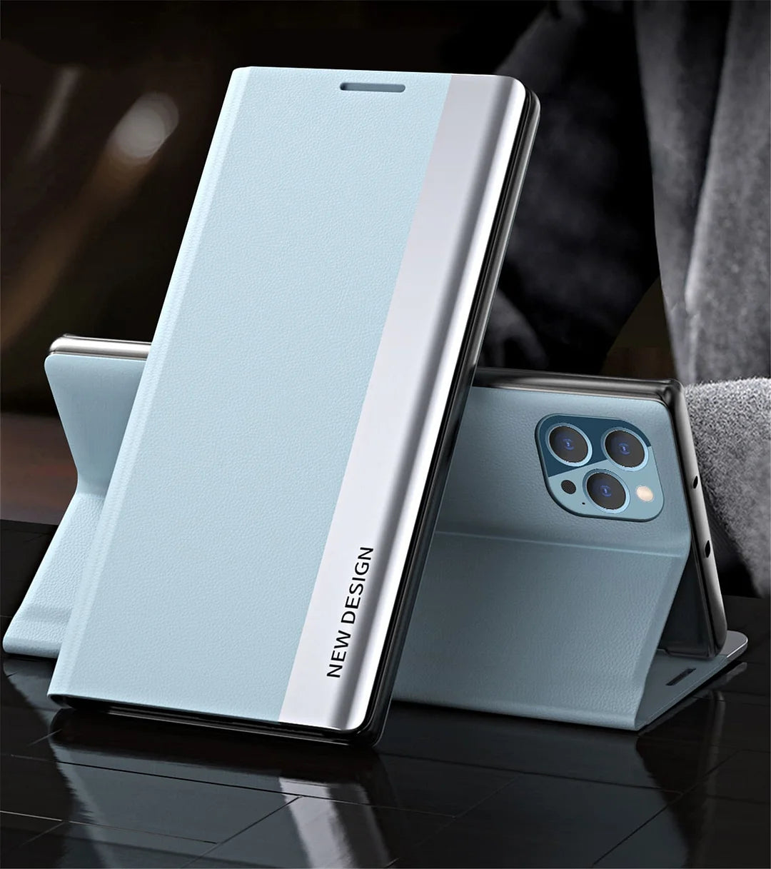 Magnetic Flip Cover Leather Phone Case