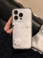 Ins winter snowflake runnable phone case