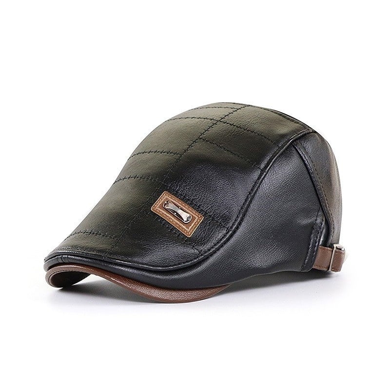 New generation leather beret