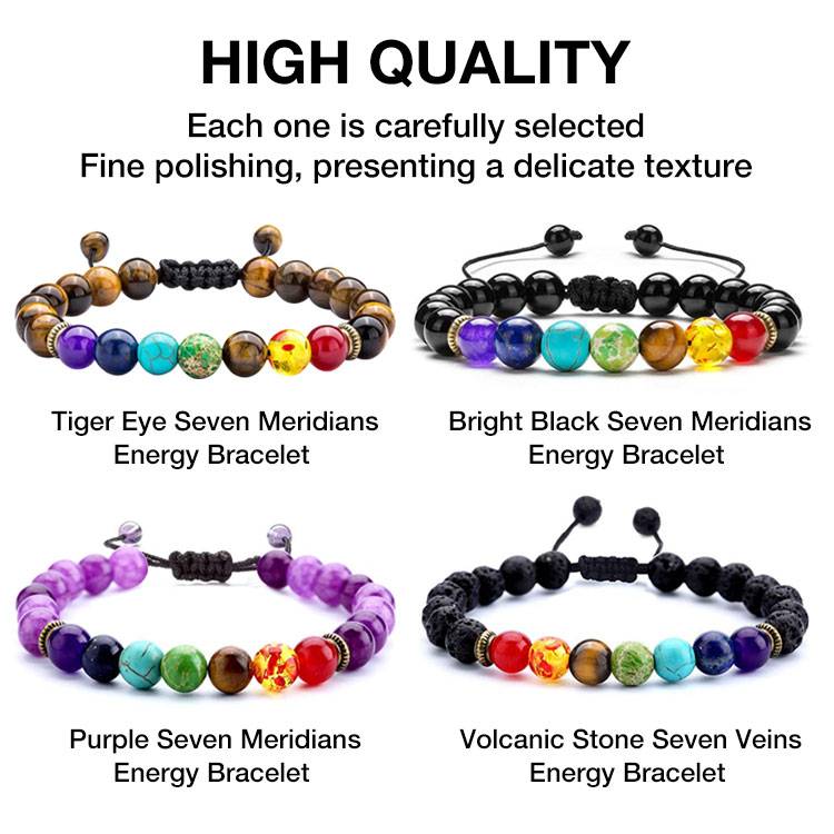 7 Chakra Healing Bracelet-Bring good luck, health,money and energy