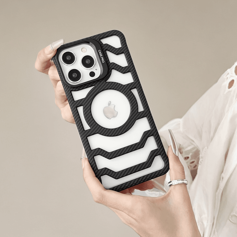 Carbon Fiber Cooling Phone Case: Enhanced Airflow and Magnetic Compatibility