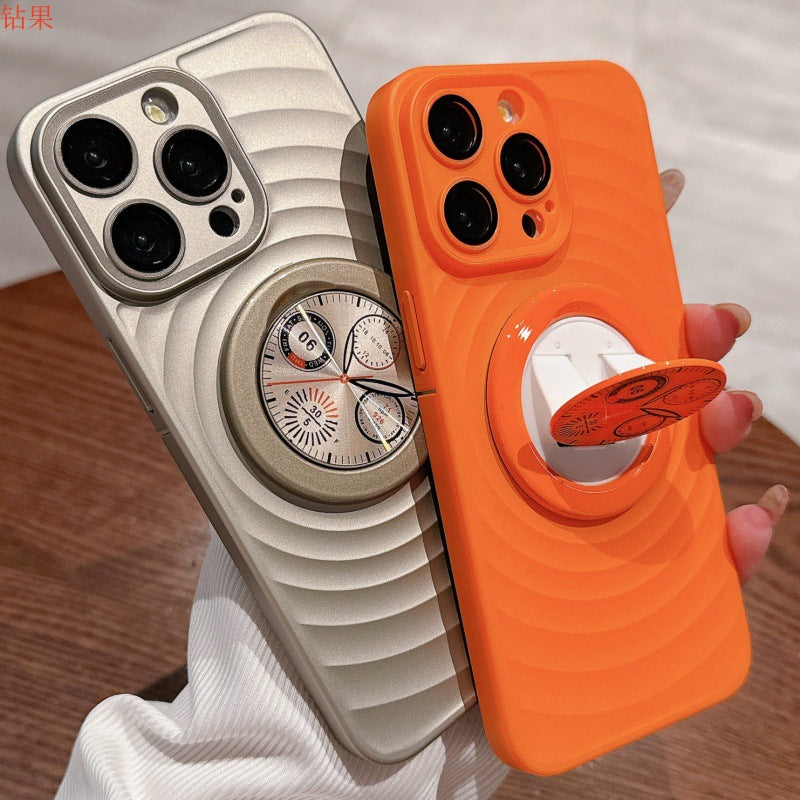 New Ripple Pattern Watch Stand Mobile Phone Case