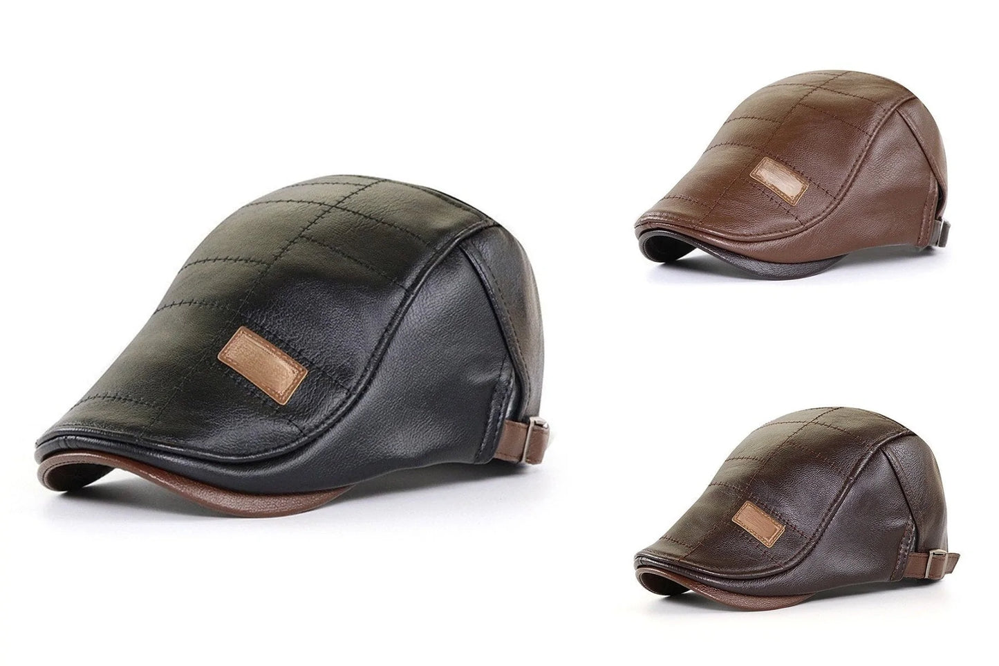 New generation leather beret