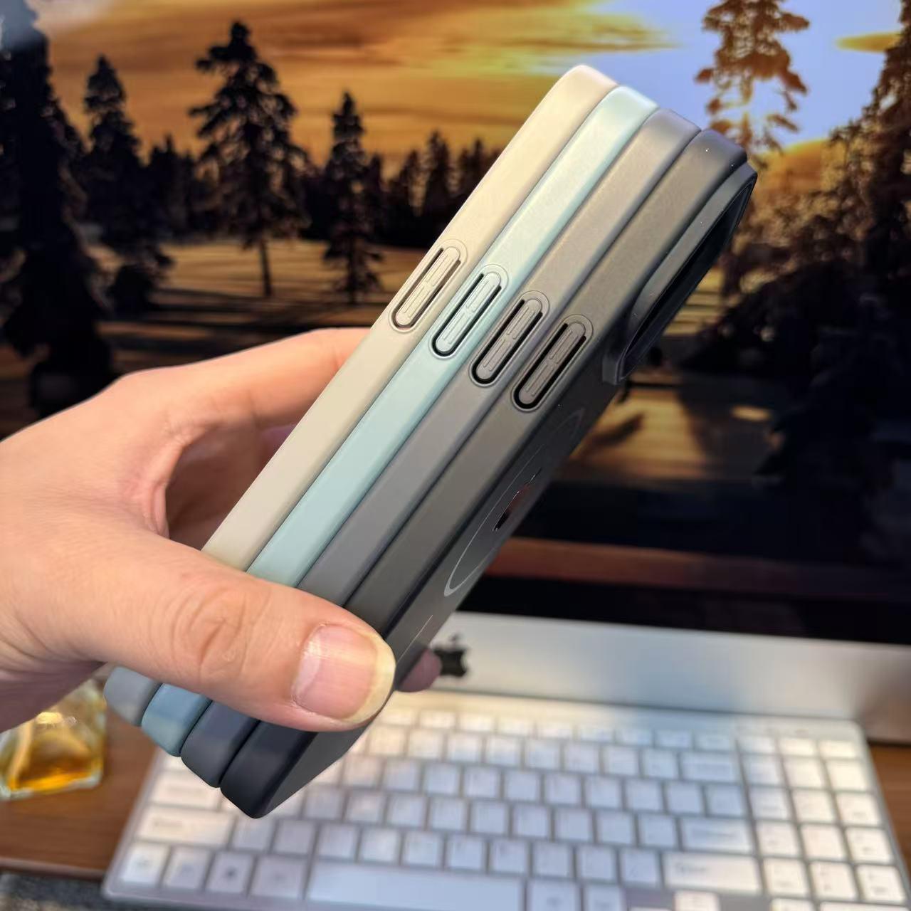Soft Touch, Ultra-Thin PC Matte Magnetic Case for iPhone