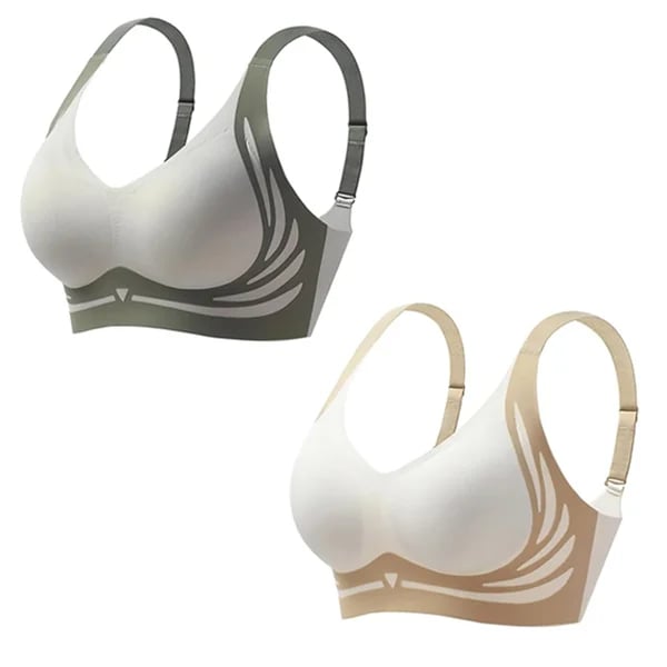 🎁 Super gather bra | Wireless Push-up Bra👍No more sagging breasts