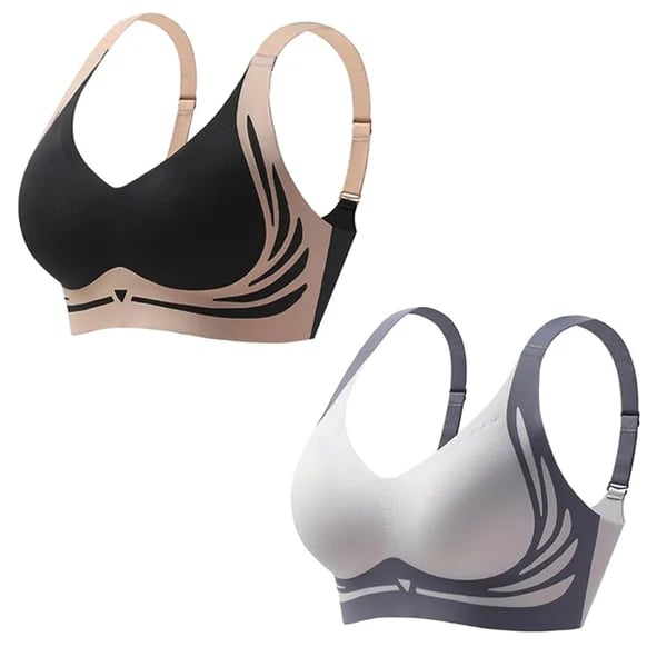 🎁 Super gather bra | Wireless Push-up Bra👍No more sagging breasts