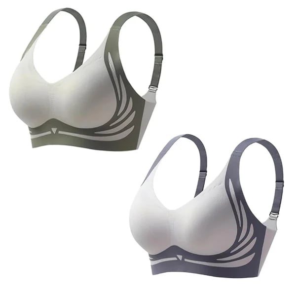 🎁 Super gather bra | Wireless Push-up Bra👍No more sagging breasts