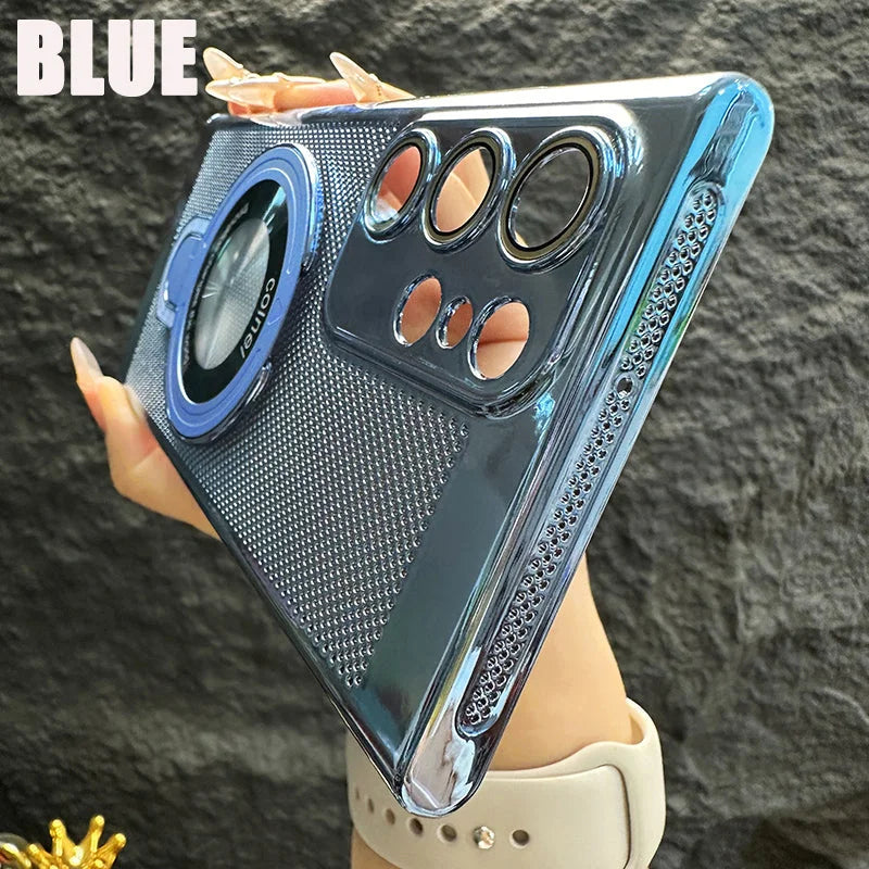 Suitable For Samsung S Series Electroplated Magnetic Attraction Cooling Mobile Phone Case