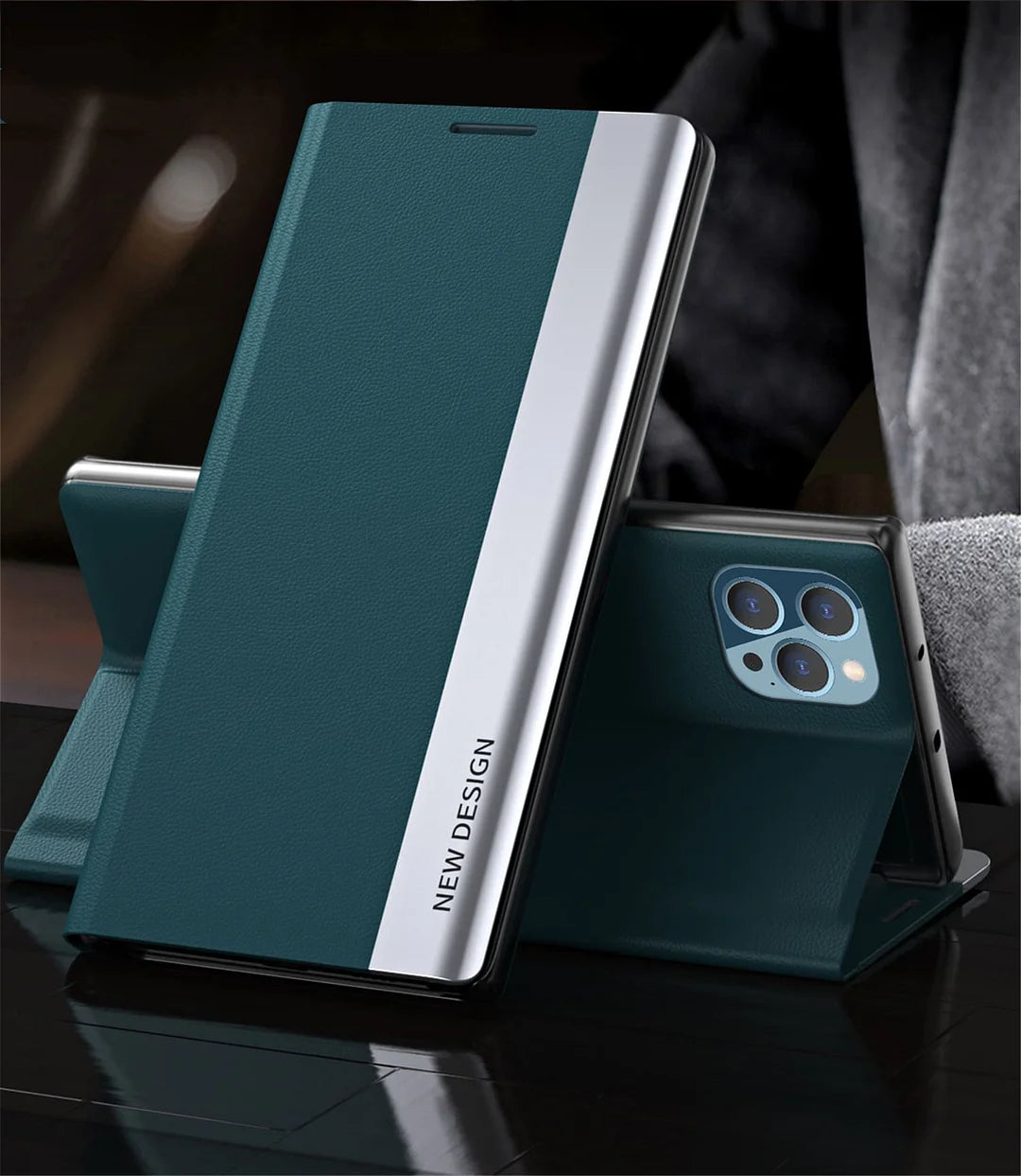 Magnetic Flip Cover Leather Phone Case