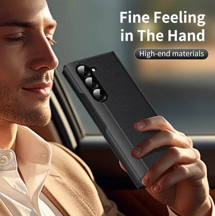 Smart View Window Flip Case For Samsung Galaxy Z Fold