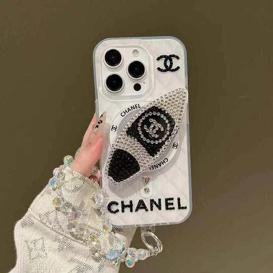Magnetic bracket with diamond point, with crystal small fragrance chain