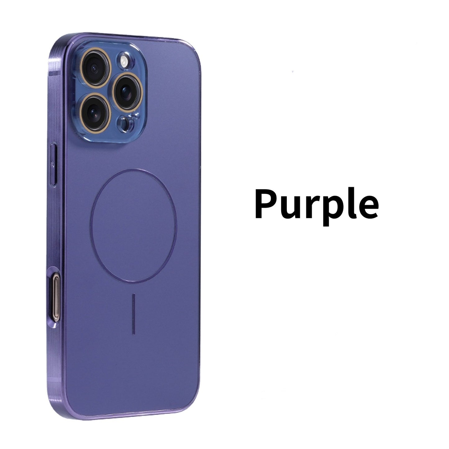 AG frosted anti-fingerprint magnetic phone case for Apple 16/15/14/13/12/11