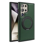 Samsung Magsafe Series | Swivel Stand Leather Case for Samsung S24 S23 S22 Ultra Plus