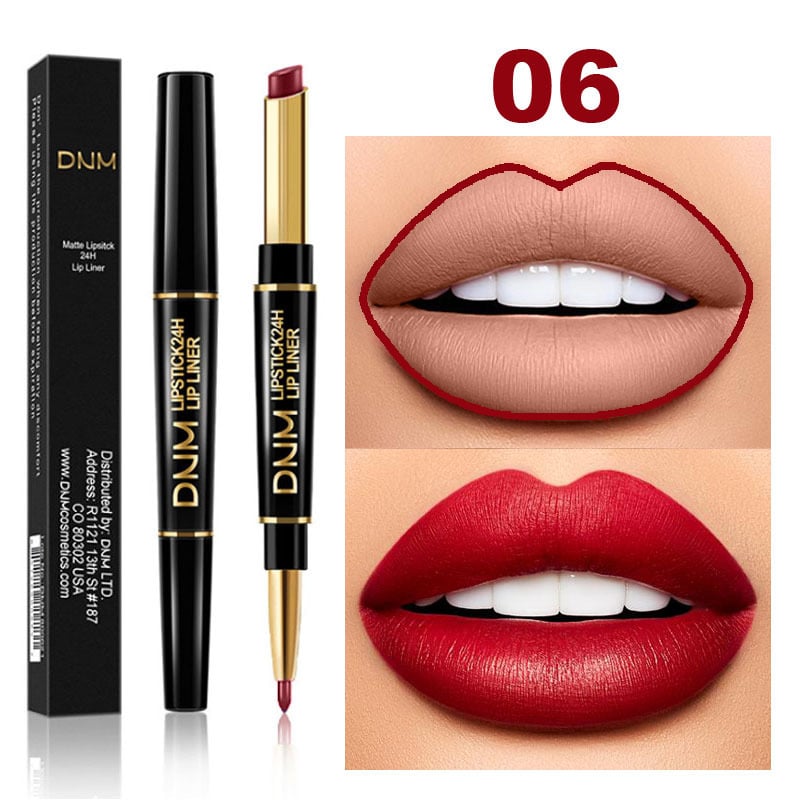 💖Last Day 49% OFF💎$9.99💄2-in-1 Waterproof Lipstick Lip Liner