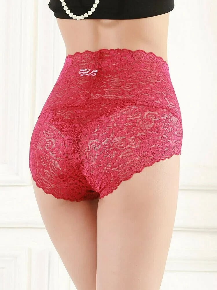 🔥5 PCS- Sexy Hohe Taille Hübsche Spitzenhöschen