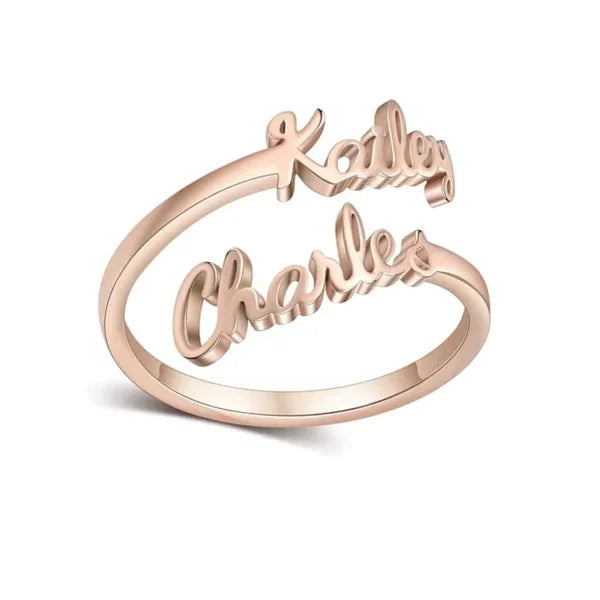 custom name ring