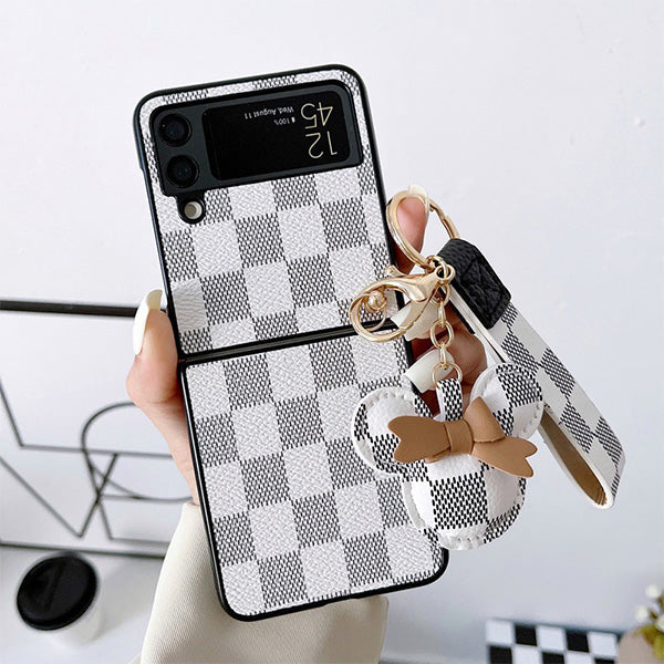 Z FLIP Cute Mouse Lanyard Phone Case