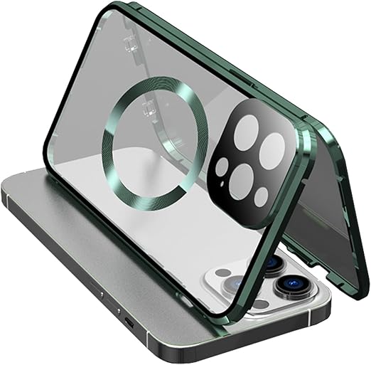 iPhone Series- Double Sided Magnetic Metal Magsafe Frame Case