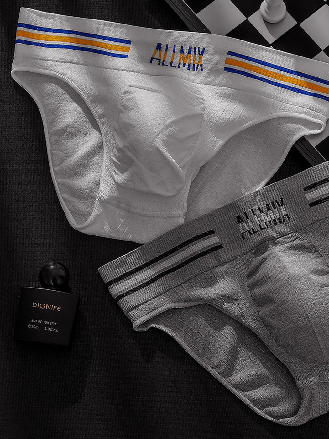 5 Pack Men's Seamless Bulge Pouch Briefs