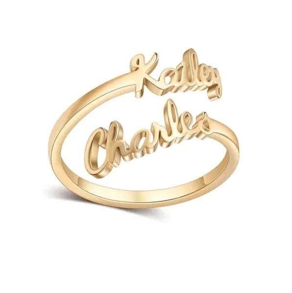 custom name ring