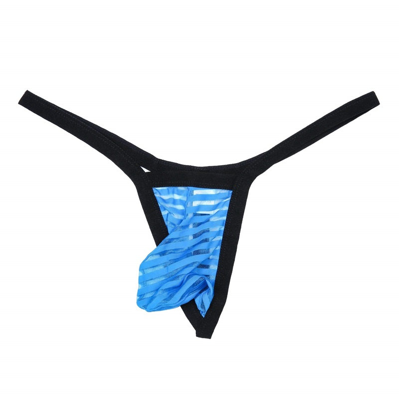 Men's See-Through Thong G-String Underwear, Men's Hot T-back Thong G-String Undie, No Visible Lines.