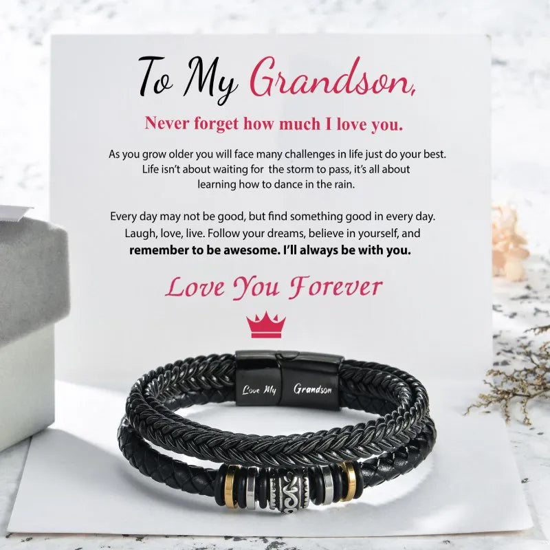 🎄Christmas Hot Sale🎁TO MY SON I WILL ALWAYS BE WITH YOU BRACELET