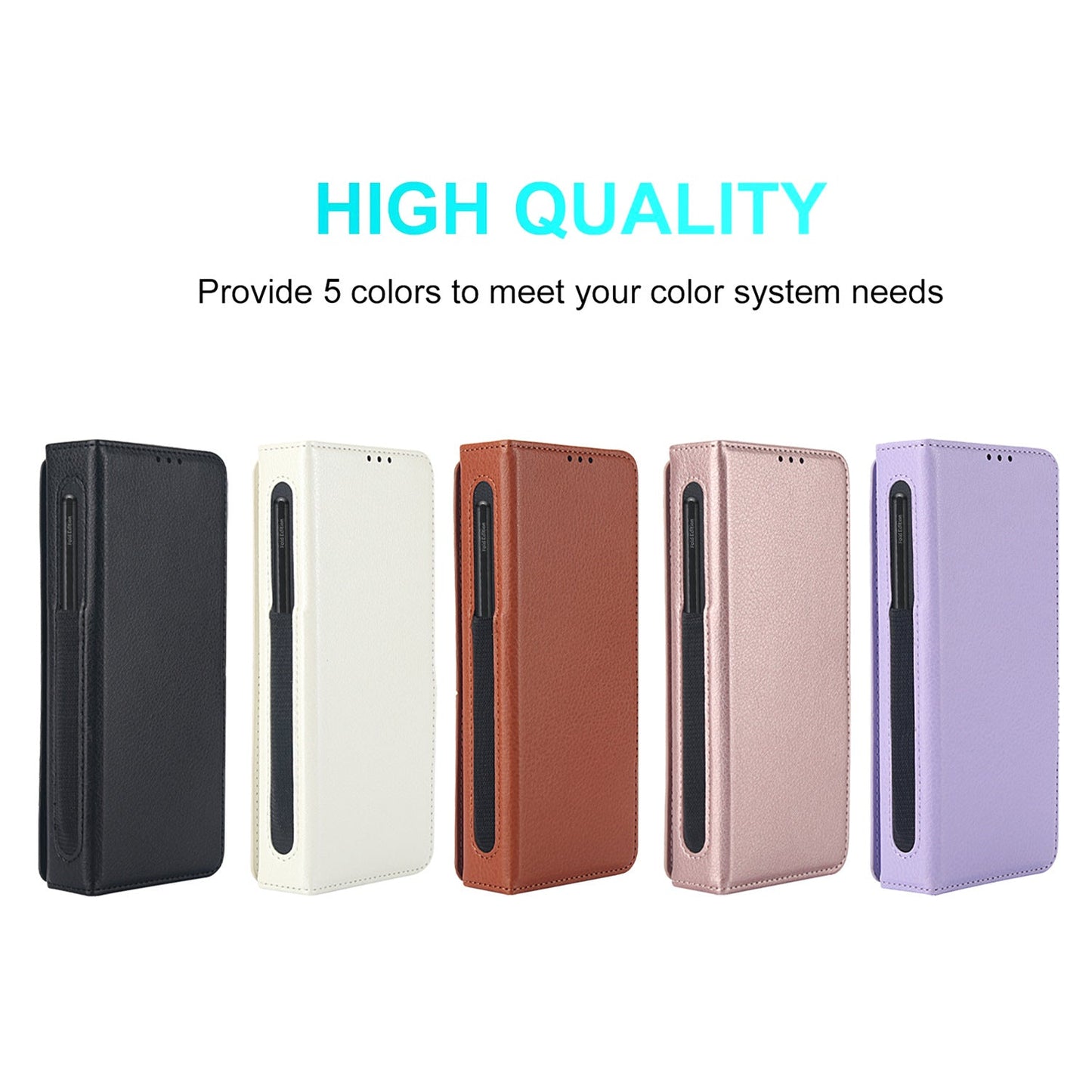 Suitable for Samsung ZFold3/4/5 Multifunctional Leather Case