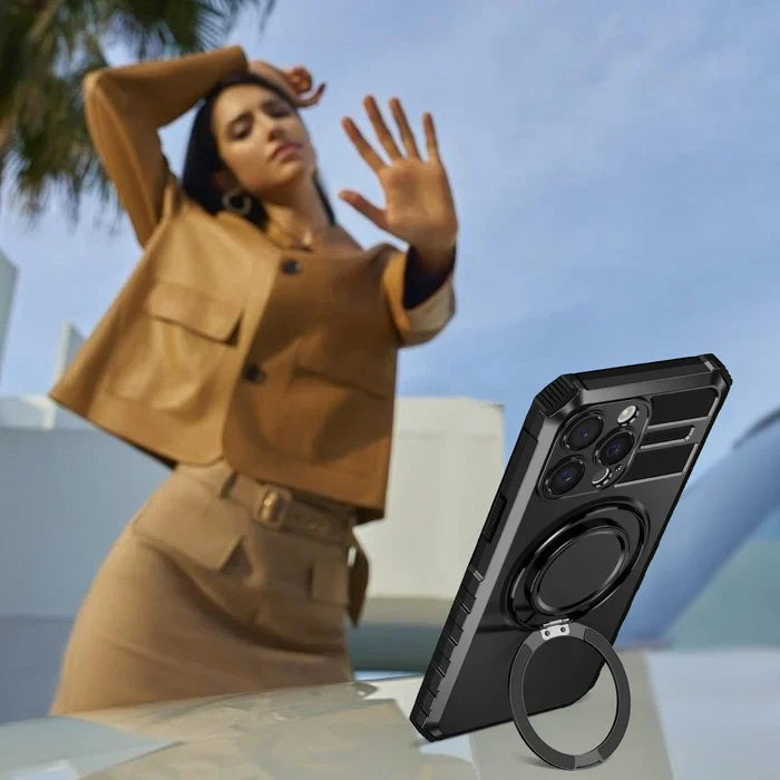 Magnetic 360° Rotating Stand Protection iPhone Case