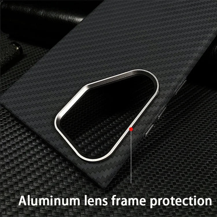 Magnetic Kevlar Carbon Fiber Pattern For Samsung