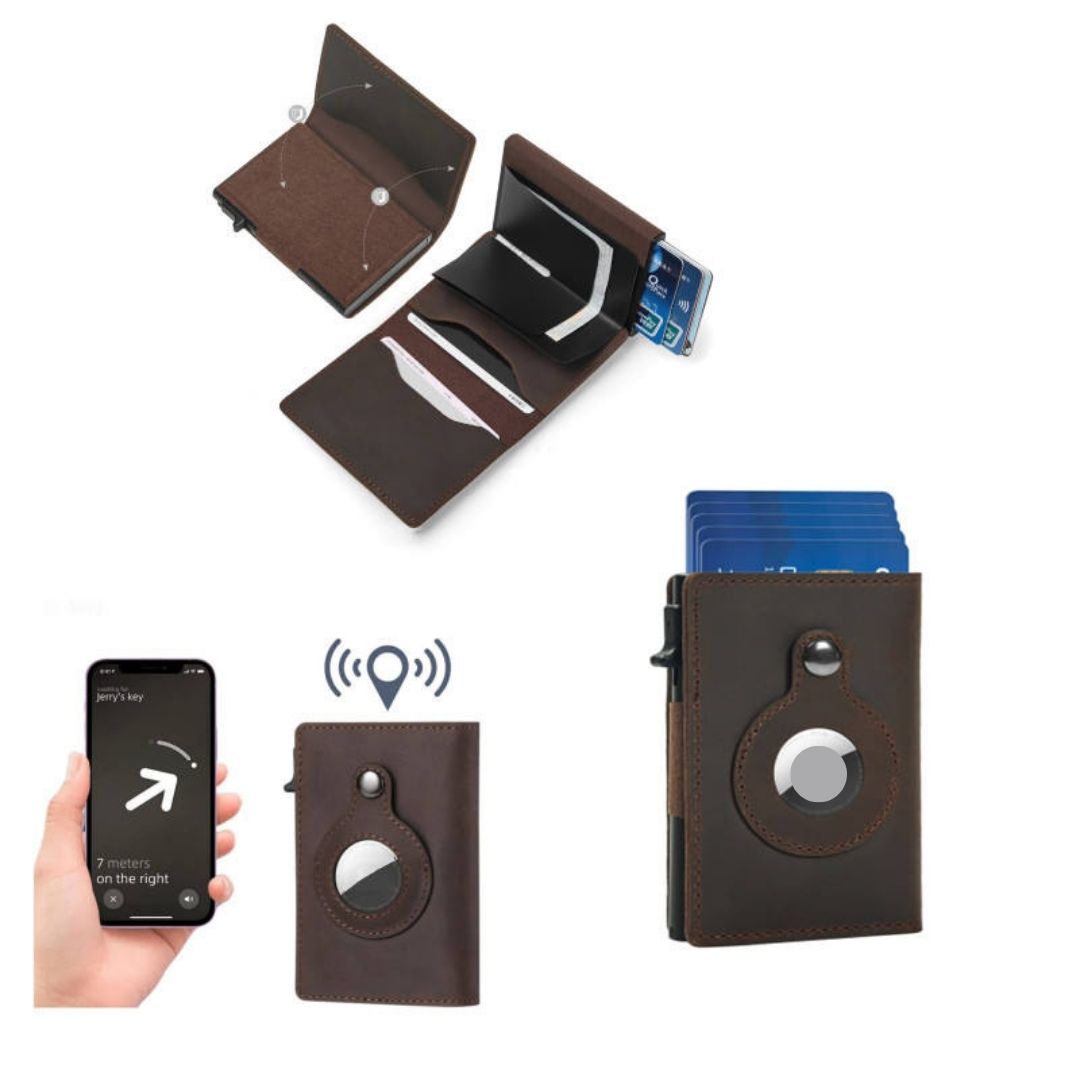 Smart Anti theft Tracking Pop-Up Wallet