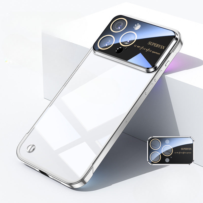 Ultra-thin Frameless Transparent Phone Case For iPhone