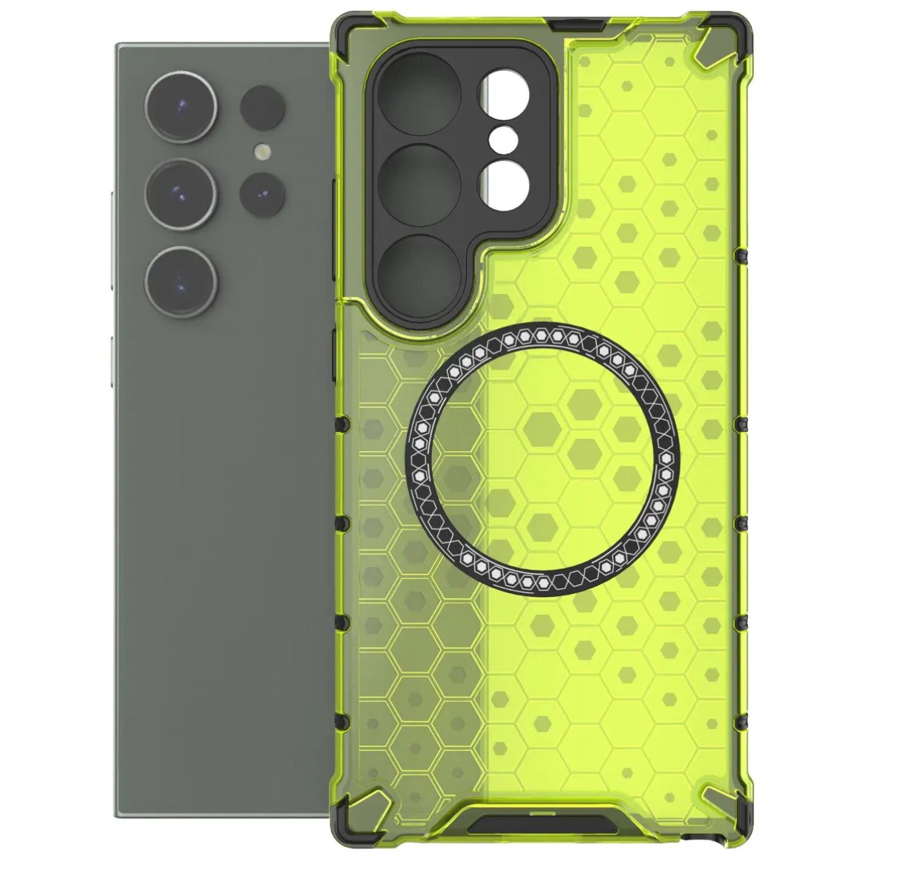 Honeycomb Magnetic Phone Case For Samsung