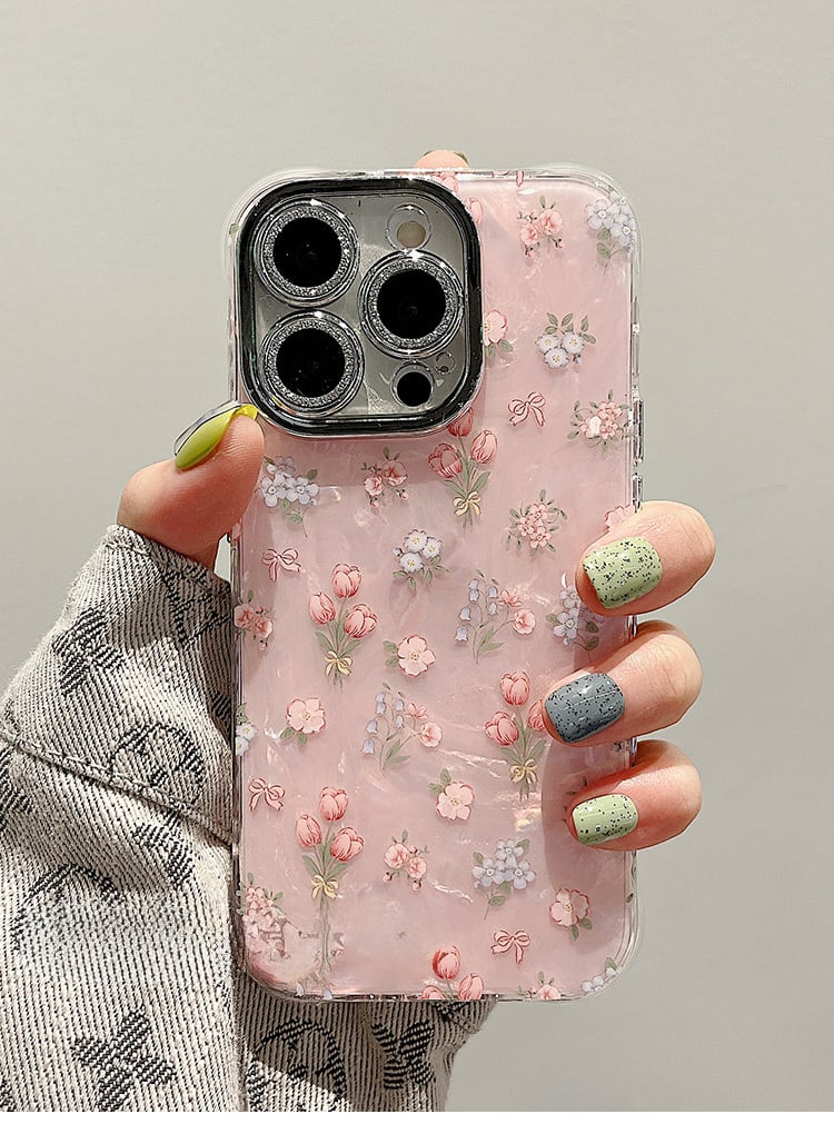 Summer Fresh Small Floral Shell Pattern Bracelet phone case