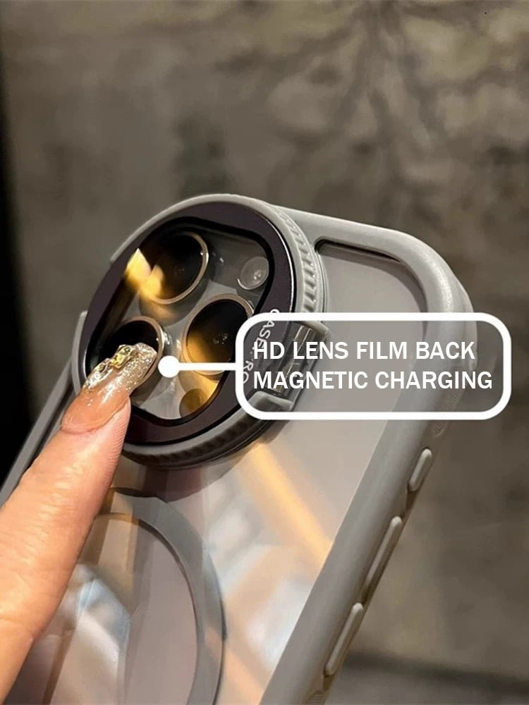 Creative and Fashionable Flip Cover Glasses Holder Magnetic Case