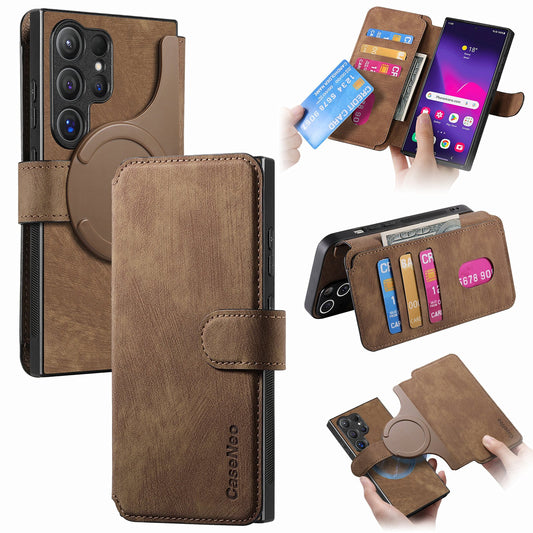 Suitable for Samsung Mobile Phone Case Magnetic Detachable Leather Case