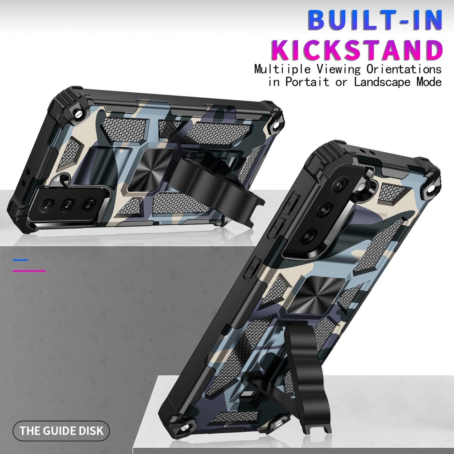 Armor Shockproof With Kickstand For Samsung Galaxy