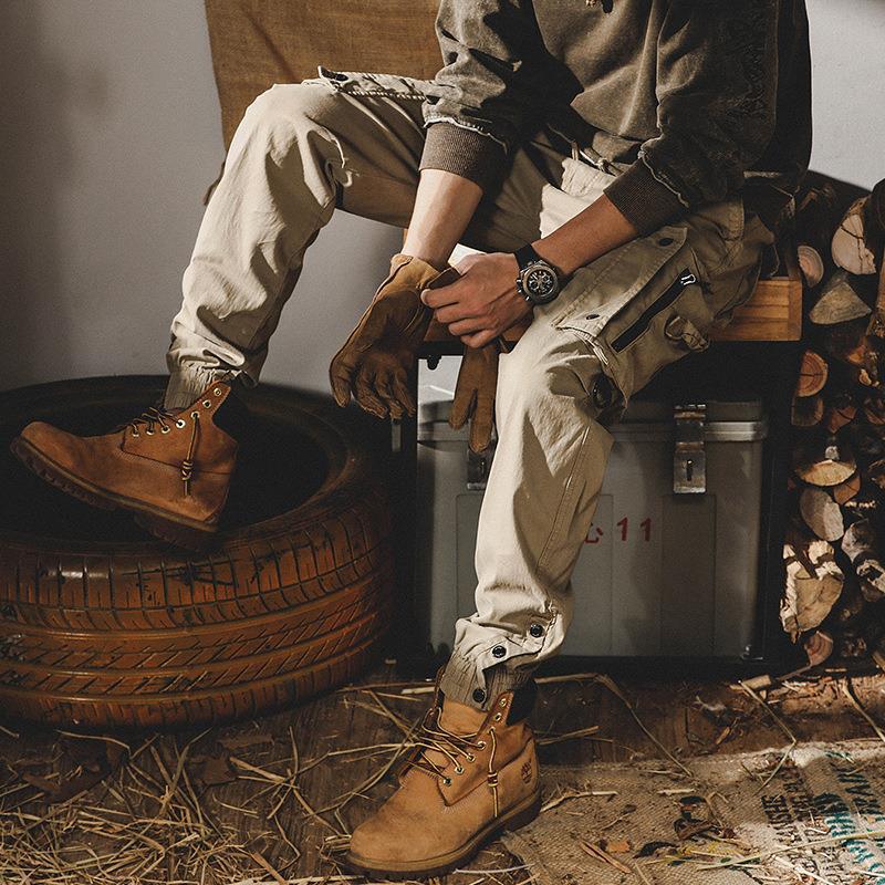 🔥Men's Tactical Cargo Pants🔥– Elastic, Multi-Pocket Joggers