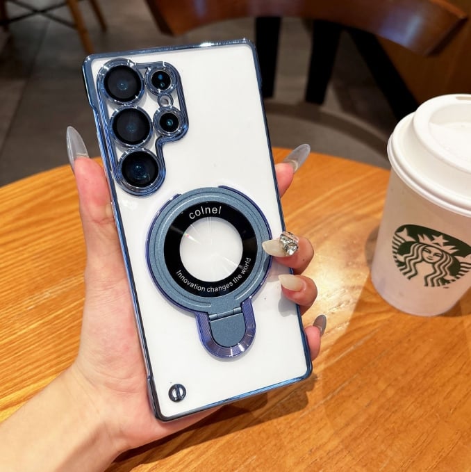 Samsung Frameless Magnetic Case with Invisible Stand