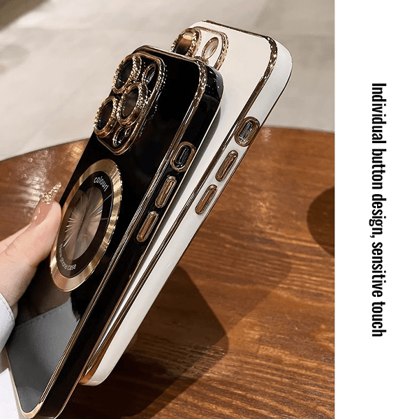 6D Magnetic Plating Cell Phone Case