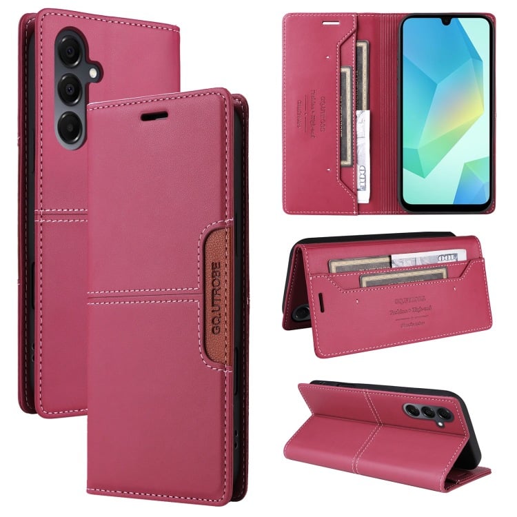 Business Anti-theft Flip Phone Leather Case For Samsung A55