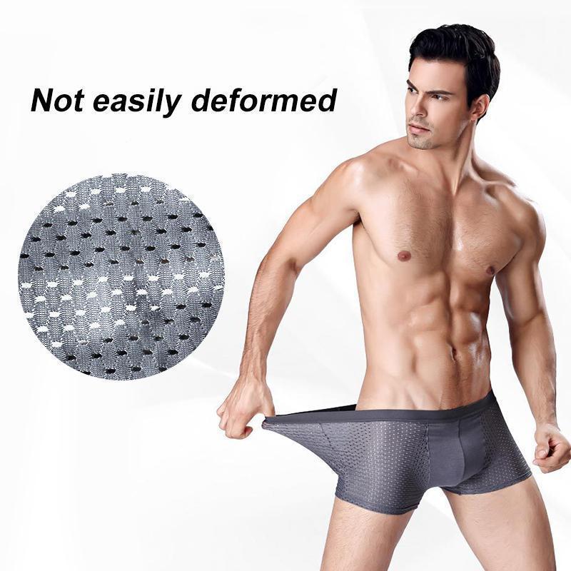 BAMBOO FIBRE BOXER SHORTS (4pcs)