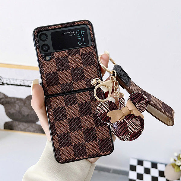 Z FLIP Cute Mouse Lanyard Phone Case